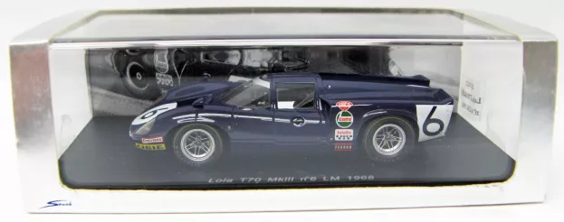 Spark Lola T70 Mkiii N 6 Le Mans 1968 U.norinder S.axelsson 1:43 S1432