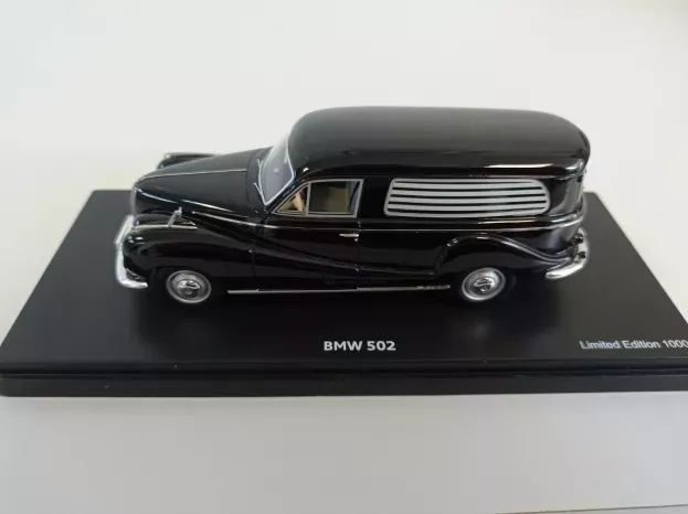 Schuco Bmw 502 Bestattungswagen 1960 Carro Funebre Hearse Funeral Car 1:43 8982