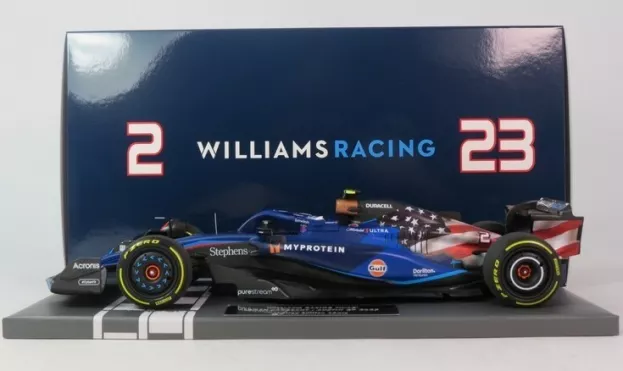 Minichamps Williams F1 Fw45 Team Williams Racing Gulf N 2 Austin Usa Gp 2023 Logan Sargeant 1:18 117231902
