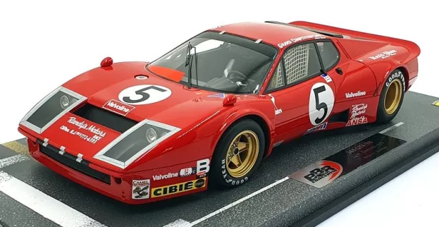 BBR Ferrari 365 Gt4 bb 4.9l Team N.a.r.t. N 5 24h Daytona 1978 F.migault L.guitteny G.young 1:18 BBRC1813G