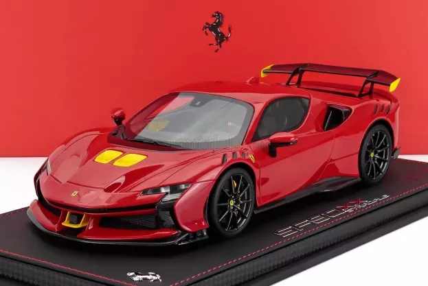 BBR Ferrari Sf90 Xx Stradale 2024 Con Vetrina With Showcase 1:18 P18237RC-VET