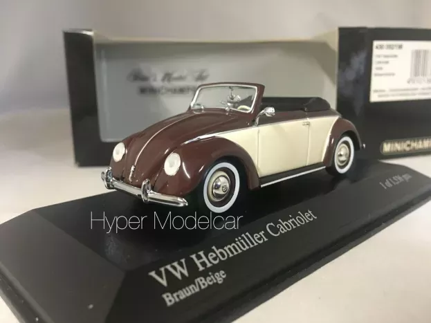 Minichamps Volkswagen Hebmuller Beetle Cabriolet Spider 1949 1:43 430052136