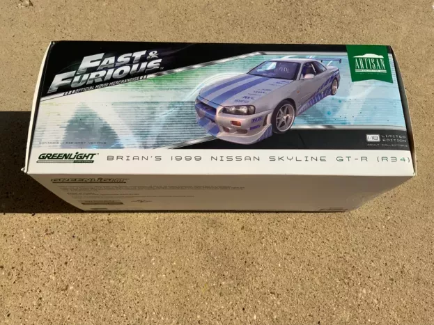 Greenlight Nissan Brian's Skyline Gt-r 1999 Fast & Furious Ii 2003 1:18 19029