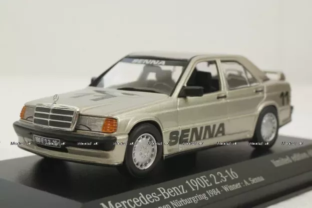 Minichamps Mercedes 190e 2.3 16v w201 N 11 Winner Nurburging Race Of Champion 1984 Ayrton Senna 1:43 943035603
