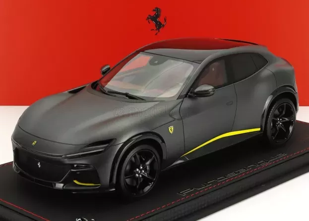 BBR Ferrari Purosangue Suv Panoramic Roof 2022 Con Vetrina With Showcase 1:18 P18231M-VET