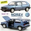 VW Golf II Type 19E 10 Million 1988 Blue Star Blue Metallic 1:18 Norev 188562