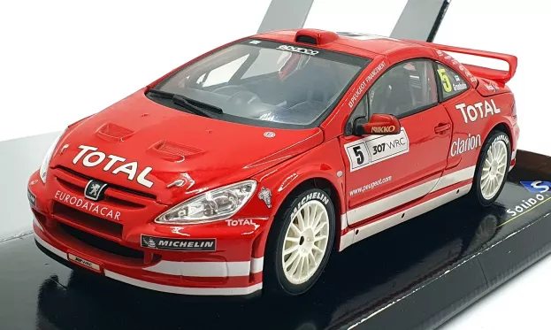 Solido Peugeot 307 Wrc N 5 Rally Montecarlo 2004 Marcus Gronholm Timo Rautiainen 1:18 9044