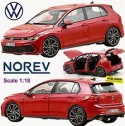 VW Golf VIII GTI 5-Door Type CD 2020-24 Tornado Red 1:18 Norev 188595