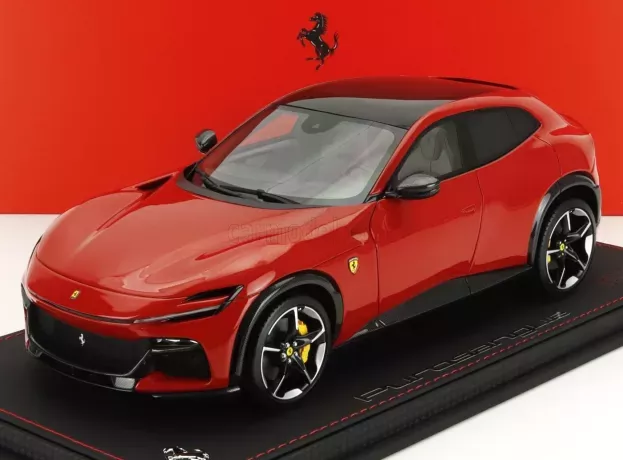 BBR Ferrari Purosangue Suv Panoramic Roof 2022 Con Vetrina With Showcase 1:18 P18231N-VET