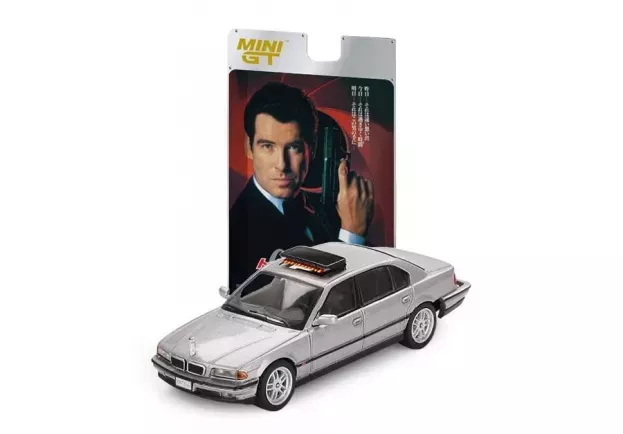 Mini GT Bmw 7-series 750il 1995 007 James Bond Tomorrow Never Dies Il Domani Non Muore Mai Japan Blister Packaging 1:64 MGT00902-007J