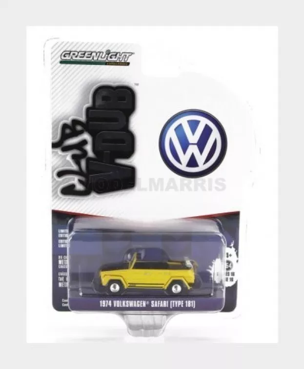 Greenlight Volkswagen Type 181 Safari Mexico City 1972 1:64 36070C