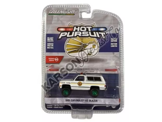 Greenlight Chevrolet K5 Blazer North Dakota Police 1991 1:64 43020C