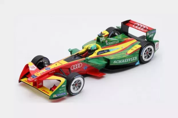 Spark Audi Formula-e Fe02 E-tron Team Audi Sport Abt Schaeffler N 11 L.di Grassi Season 2016-2017 World Champion 1:18 18FE03
