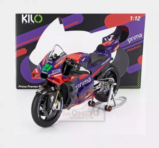 NZG Ducati Desmosedici Gp24 Team Pramac Racing N 21 Motogp Season 2024 Franco Morbidelli 1:12 KLW0015-02