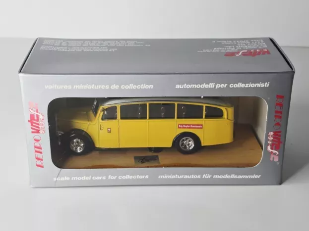 Vitesse Saurer Type-c Autobus Postes Suisses Swiss Post With Capote Open 1943 1:43 220