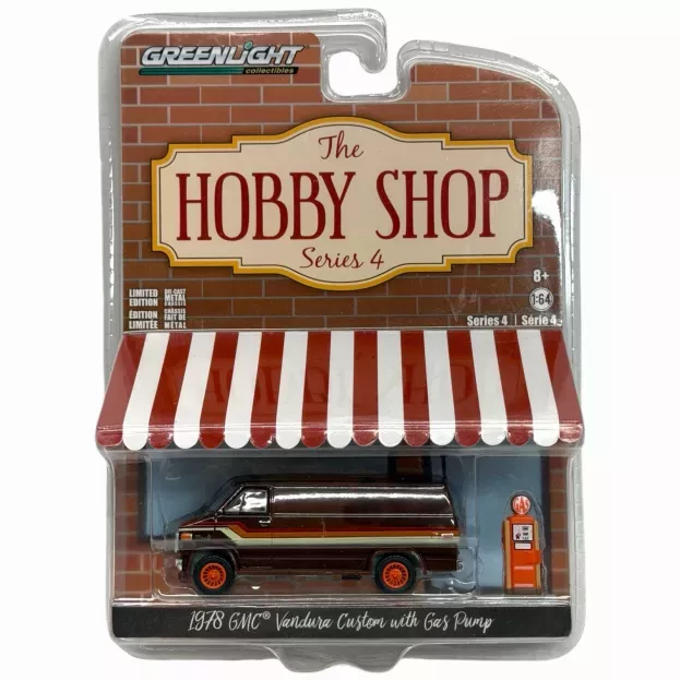 Greenlight Gmc Vandura Van Custom With Gas Pump 1978 1:64 97040D