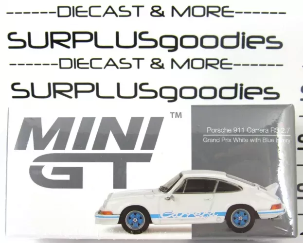 Mini GT Porsche 911 Rs 2.7 Carrera Coupe 1973 1:64 MGT00715-L
