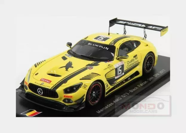 Spark Mercedes Gt-s Gt3 Amg Team Black Falcon N 15 24h Spa 2017 D.chaponik B.sandberg S.heckert J.bleekemolen 1:43 SB161