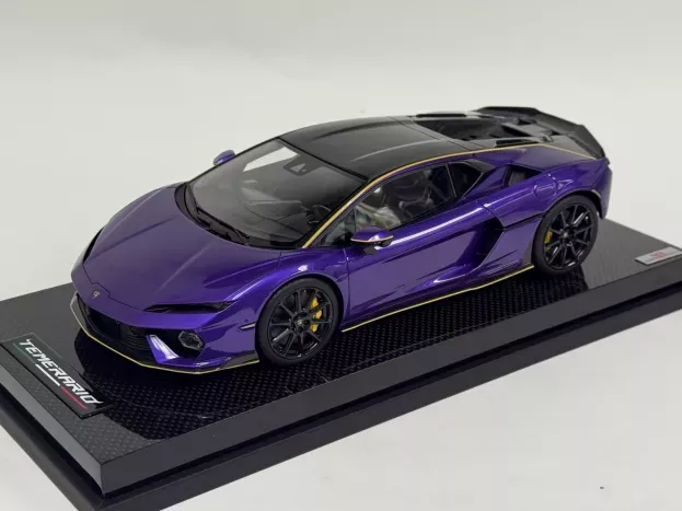 MR Models Lamborghini Temerario Alleggerita Package 2024 Con Vetrina With Showcase 1:18 LAMBO062F