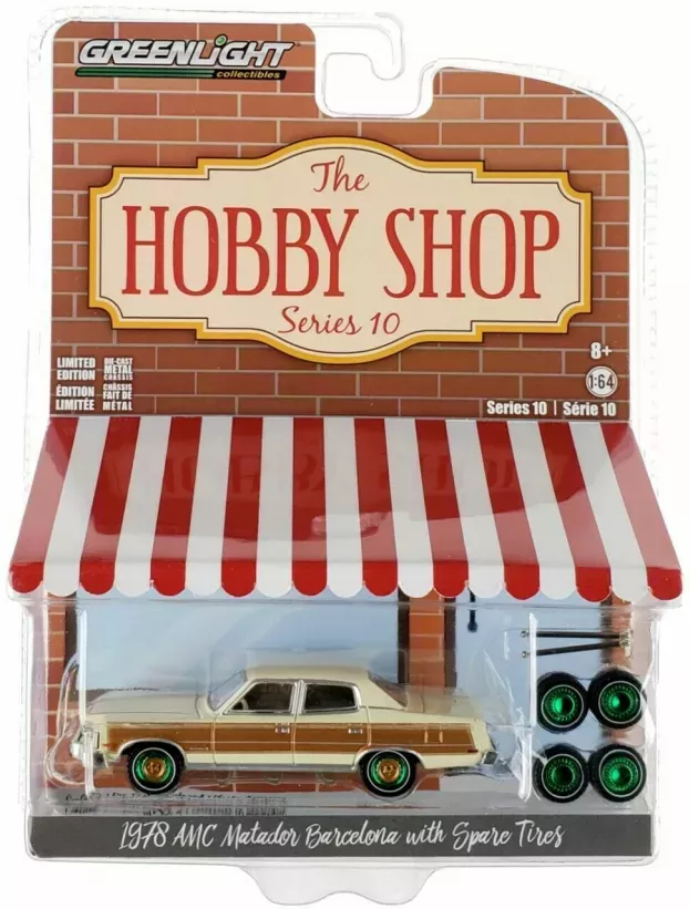 Greenlight Amc Matador Barcelona With Spare Tyres 1978 1:64 97100C