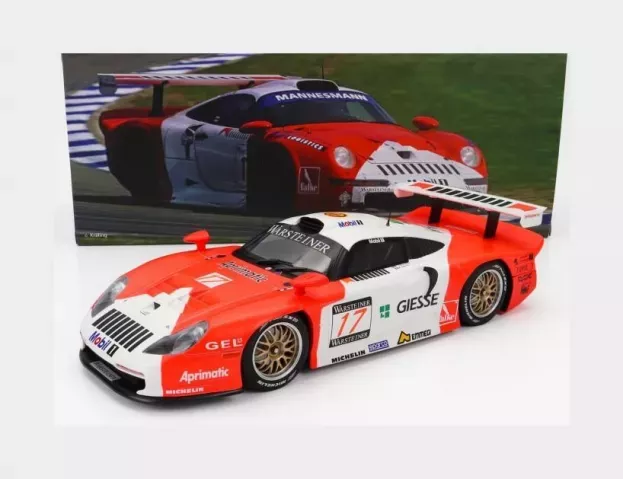 Werk83 Porsche 911 3.2l Gt1 Evo Team N 17 Fia Gt Championship 1997 Emmanuel Collard Mauro Baldi 1:18 W18012004