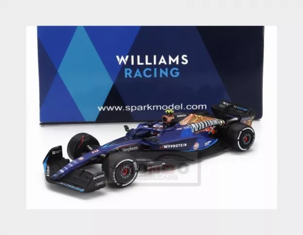 Spark Williams F1 Fw45 Team Williams Racing Gulf N 2 Las Vegas Usa Gp 2023 Logan Sargeant 1:64 Y354