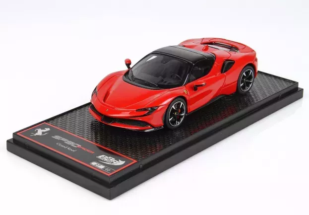BBR Ferrari Sf90 Stradale Hybrid Spider 1000hp Closed Roof 2020 1:43 BBRC249C