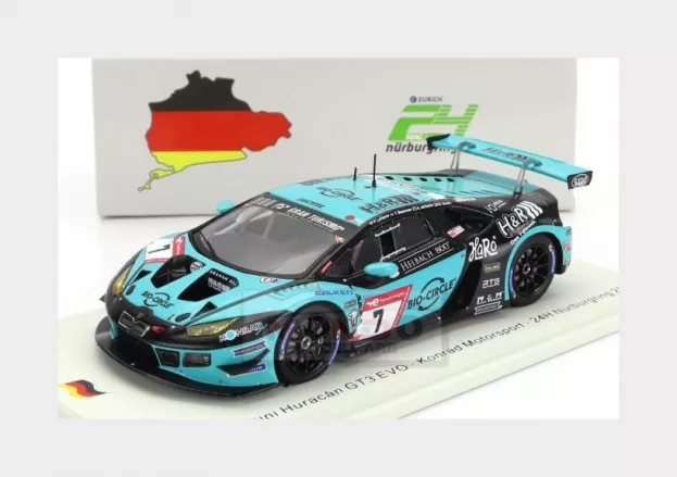 Spark Lamborghini Huracan Gt3 Evo Team Konrad Motorsport N 7 24h Nurburgring 2023 A.jefferies Y.buurman D.soufi P.lefterov 1:43 SG919