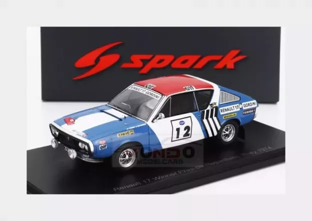Spark Renault R17 N 12 Winner Rally Press On Regardless 1974 J.l.therier C.delferrier 1:43 S6444