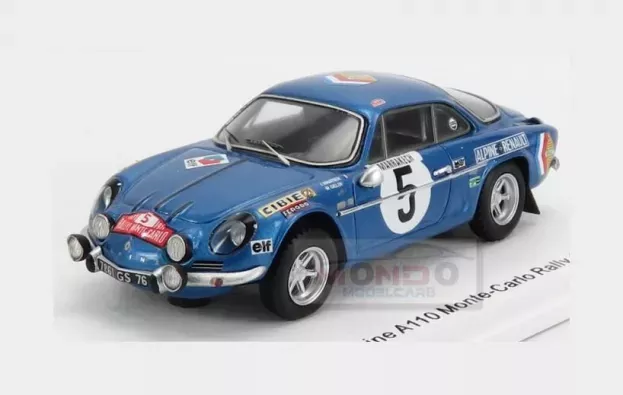 Spark Renault A110 N 5 Rally Montecarlo 1971 J.vinatier M.gelin 1:43 S6107