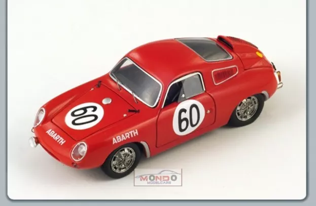 Spark Abarth 850s N 60 24h Le Mans 1961 D.hulme A.hyslop 1:43 S1333