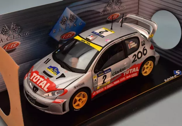 Solido Peugeot 206 Wrc N 23 Winner Rally Catalunya Costa Brava 2002 H.rovanpera R.pietilainen 1:18 9016
