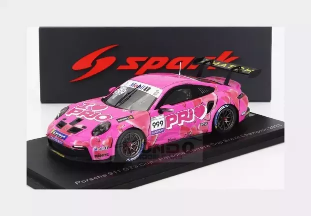 Spark Porsche 911 992 Gt3 Cup N 999 Porsche Carrera Cup Brazil Champion 2023 Nicolas Costa 1:43 S5669