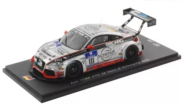 Spark Audi Tt Rs Team Raeder Motorsport N 111 24h Nurburgring 2012 E.deegener J.wohlfarth C.breuer S.landmann 1:43 SG065