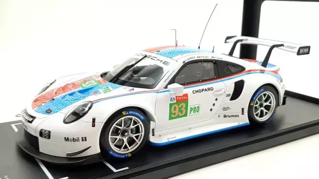 IXO Models Porsche 911 991 Rsr 4.0l Flat-6 Porsche Gt Team N 93 3rd Lmgte Pro Class 22th 24h Le Mans 2019 P.pilet E.bamber N.tandy 1:18 LEGT18025