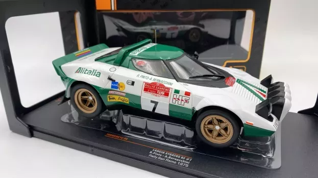 IXO Models Lancia Stratos Hf Alitalia N 7 Rally Sanremo 1975 R.pinto A.bernacchini 1:18 18RMC061C