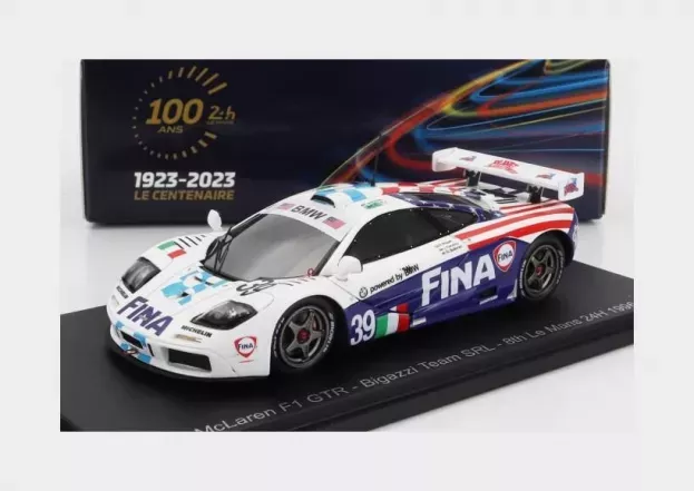 Spark Mclaren F1 Gtr 6.1l V12 Fina Team Bigazzi Srl N 39 24h Le Mans 1996 Danny Sullivan Johnny Cecotto Nelson Piquet 1:43 S6677