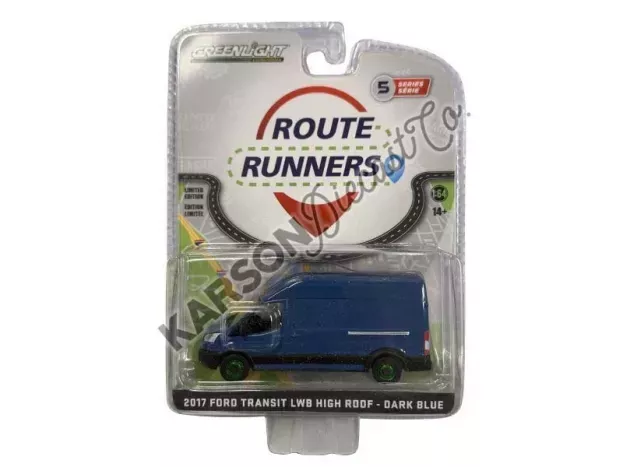 Greenlight Ford Transit Van Lwb High Roof 2017 1:64 53050A