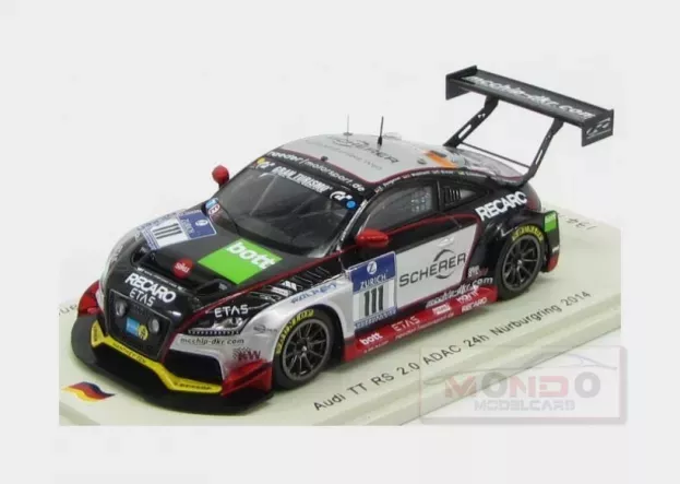 Spark Audi Tt Rs 2.0 N 111 24h Adac Nurburgring 2014 E.deegener J.wohlfarth C.breuer D.schmidtmann 1:43 SG139