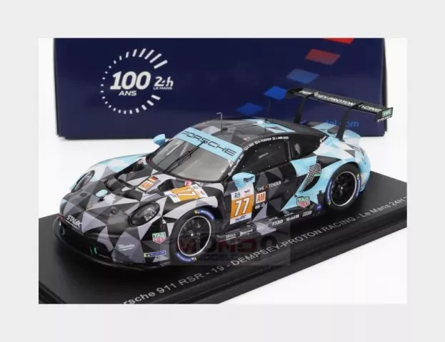 Spark Porsche 911 991-2 Rsr-19 4.2l Team Dempsey Proton Racing N 77 24h Le Mans 2023 J.andlauer C.ried M.o.pedersen 1:43 S8765