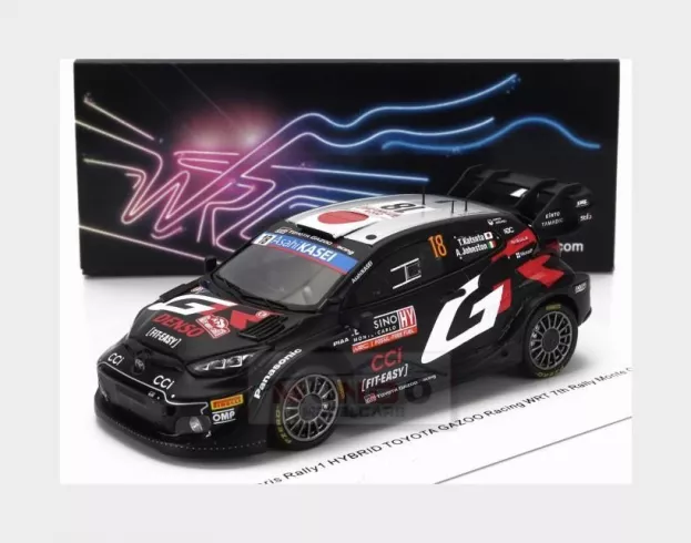 Spark Toyota Yaris Gr Rally1 Hybrid Team Toyota Gazoo Racing Wrt N 18 7th Rally Montecarlo 2024 Takamoto Katsuta Aaron Johnston 1:43 S6853