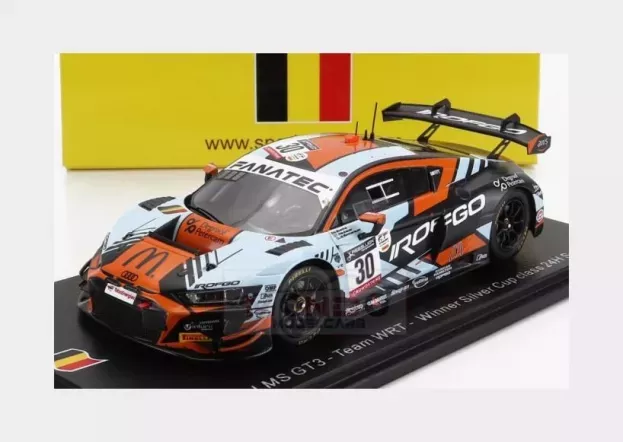 Spark Audi R8 Lms Gt3 Team Wrt N 30 Winner Silver Cup Class 24h Spa 2022 J.b.simmenauer B.goethe T.neubauer 1:43 SB507