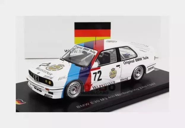 Spark Bmw 3-series M3 e30 Team Bmw Motorsport N 72 24h Nurburgring 1987 Dieter Quester Markus Oestreich Winfried Vogt 1:43 SG608