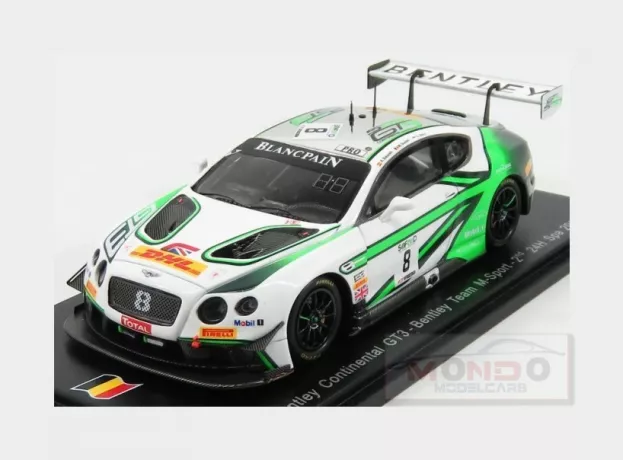 Spark Bentley Continental Gt3 Team M-sport N 8 24h Spa 2017 M.soulet V.abril A.soucek 1:43 SB139