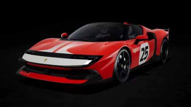 MR Models Ferrari 849 Testarossa Spider N 25 Assetto Fiorano 2025 Con Vetrina With Showcase 1:18 FE050D