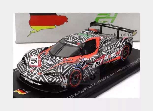 Spark Ktm X-bow Gtx Team Mcchip-dkr N 115 24h Nurburgring 2021 D.schmidtmann H.hammel C.breuer T.heinemann 1:43 SG765