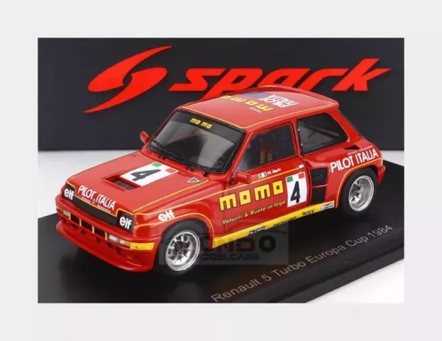 Spark Renault R5 Turbo N 4 Europa Cup 1984 Massimo Sigala 1:43 S5558