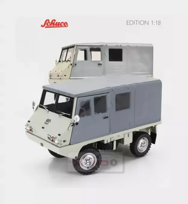 Schuco Steyr Haflinger Large Roof 4x4 1975 1:18 450061600