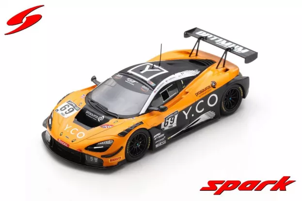 Spark Mclaren 720s Gt3 Team Optimum Motorsport N 69 24h Spa 2020 O.wilkinson J.osborne R.bell 1:43 SB405