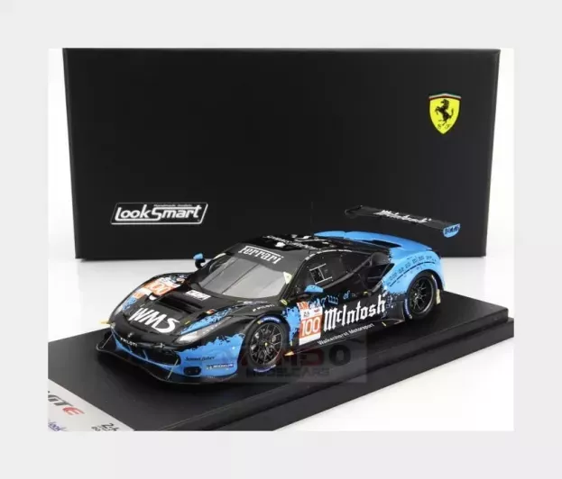 Looksmart Ferrari 488 Gte Evo 3.9l Turbo V8 Team Walkenhorst Motorsport N 100 24h Le Mans 2023 Chandler Hull Andrew Haryanto Jeff Segal 1:43 LSLM169